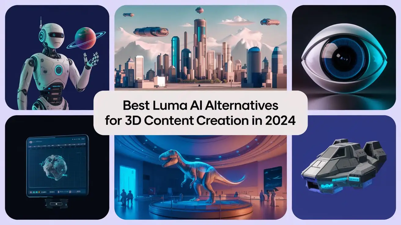 Best Luma AI Alternatives for 3D Content Creation in 2024